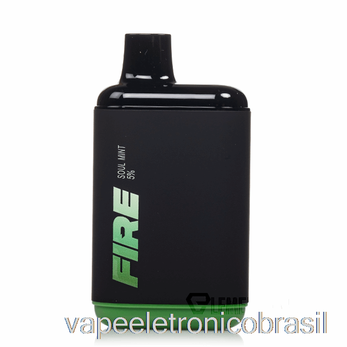 Vape Eletrônico Fire Xl 6000 Descartável Soul Mint